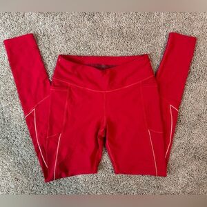Victoria secret sport red Medium workout leggings